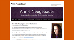 Desktop Screenshot of annieneugebauer.com